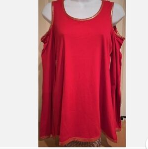 Michael Kors Cold Shoulder Top